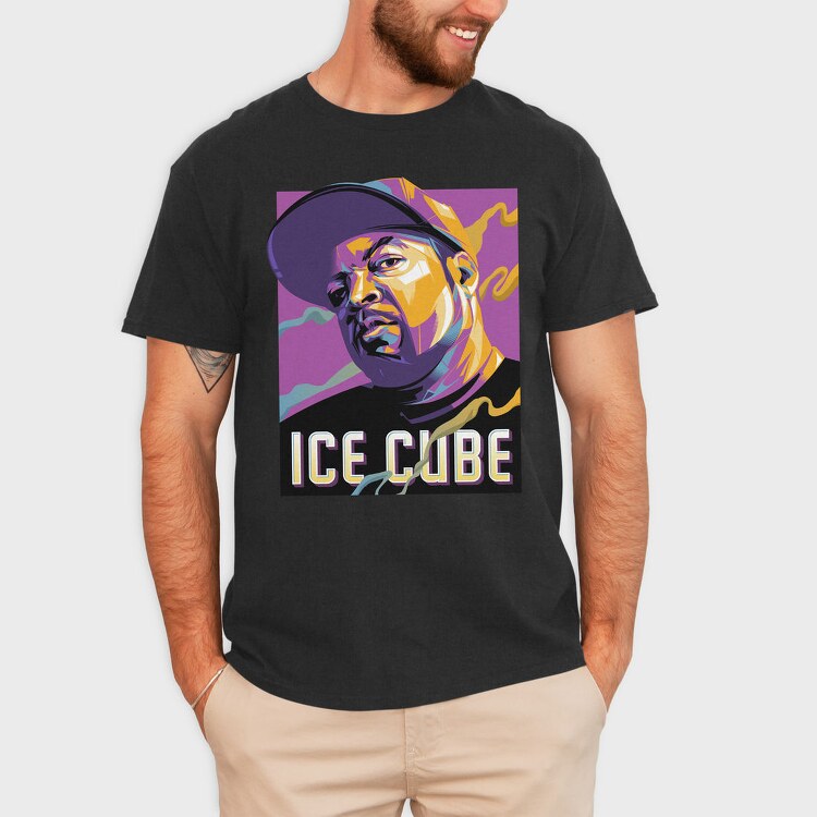 Ice Cube Icon, Tricou Barbati (Unisex)