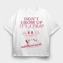 Adulthood Trap Adulthood Sucks Nc, Tricou Oversize Barbati (Unisex)