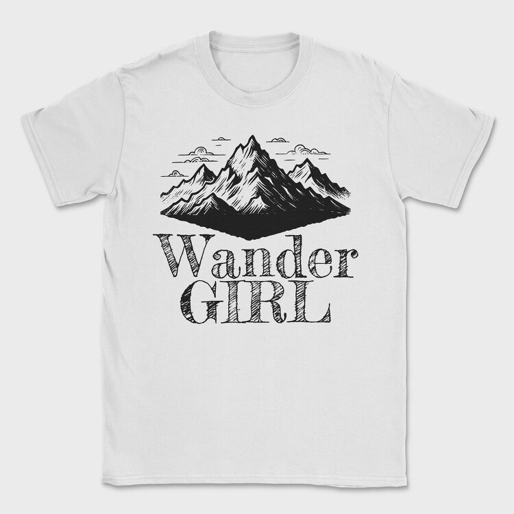 Adventure Mountain Girl, Tricou Barbati (Unisex)