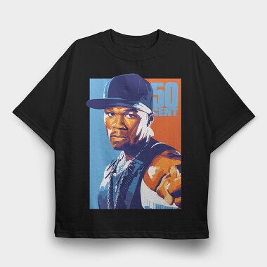 50 Cent Street Style, Tricou Oversize Barbati (Unisex)