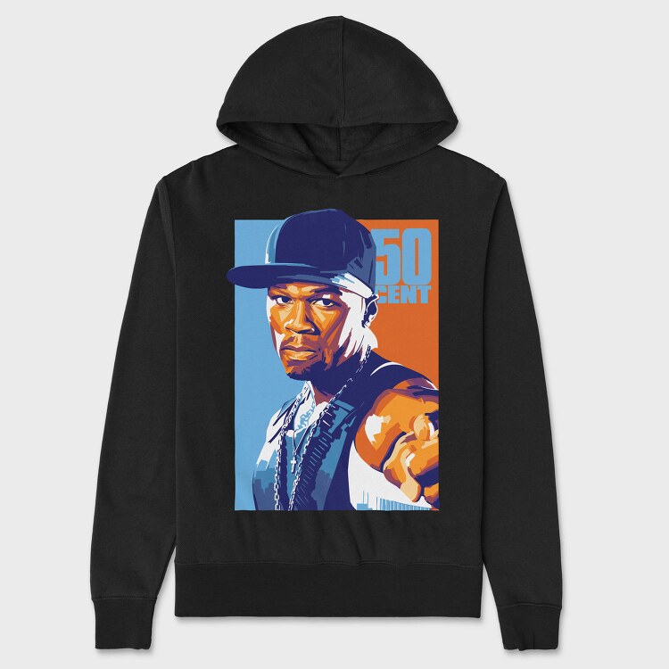 50 Cent Street Style, Hanorac Oversize Barbati (Unisex)
