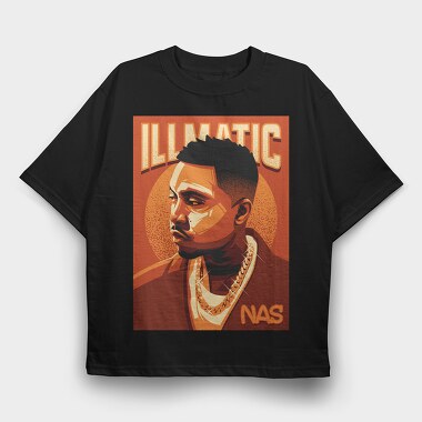 Illmatic Nas, Tricou Oversize Barbati (Unisex)