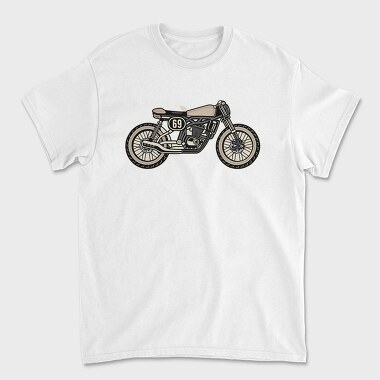 69 Cafe Racer, Tricou Barbati (Unisex)