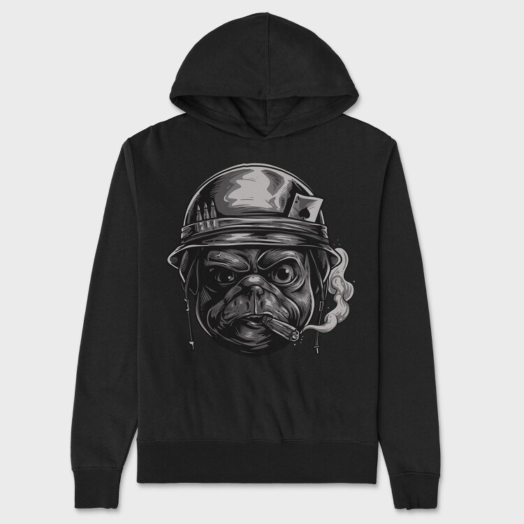 Ace Of Spades Soldier, Hanorac Oversize Barbati (Unisex)
