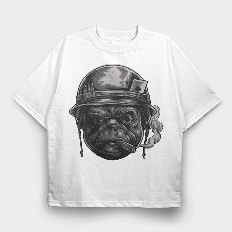 Ace Of Spades Soldier, Tricou Oversize Barbati (Unisex)