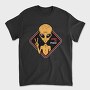 Alien Peace Sign, Tricou Barbati (Unisex)