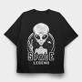 Alien Peace Space, Tricou Oversize Barbati (Unisex)