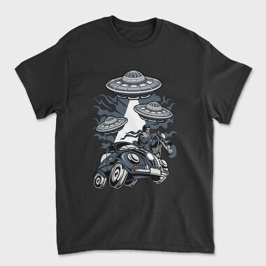 Alien Ride, Tricou Barbati (Unisex)