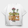 Alien Summer Vibes, Tricou Oversize Barbati (Unisex)