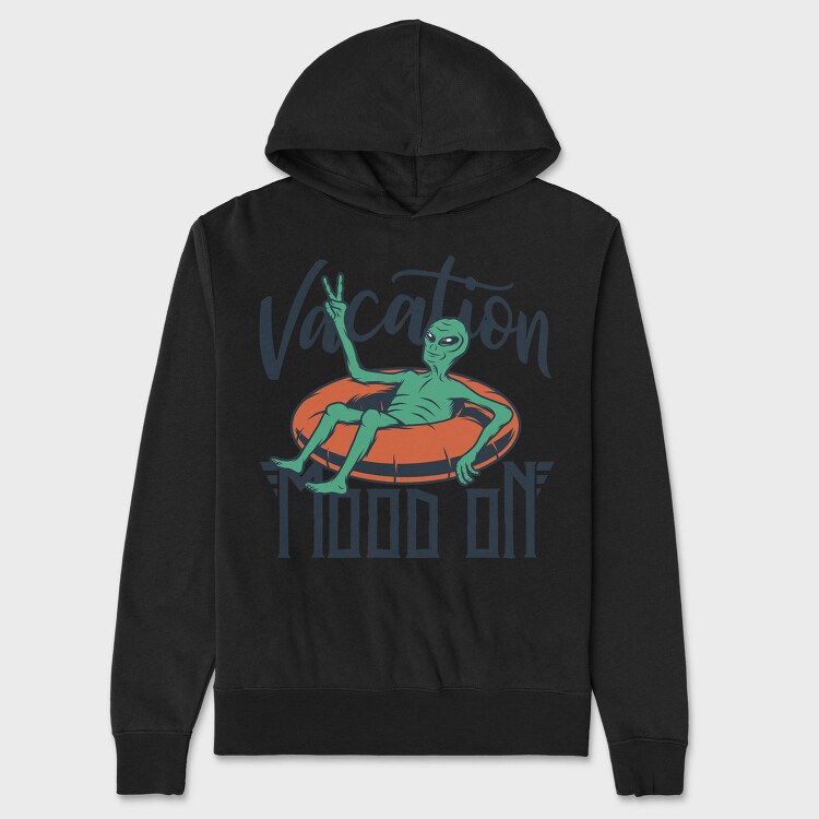Alien Vacation Float, Hanorac Oversize Barbati (Unisex)