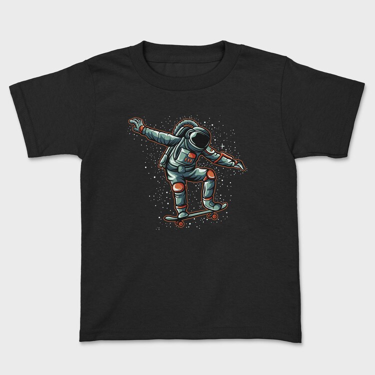 Astronaut Skateboarding, Tricou Copii