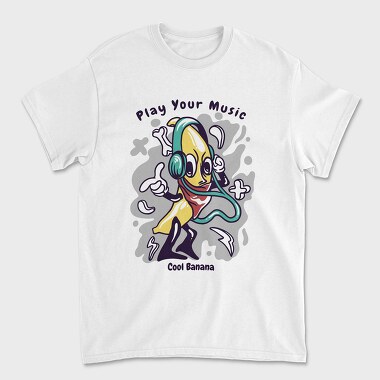 Banana Music Dance, Tricou Barbati (Unisex)