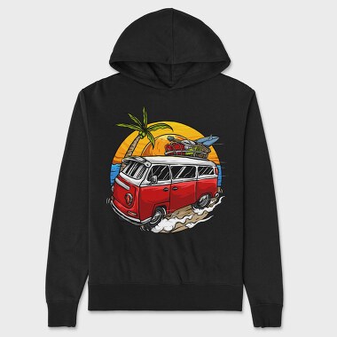 Beachbum Bus, Hanorac Oversize Barbati (Unisex)