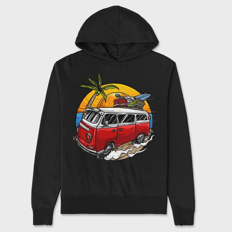 Beachbum Bus, Hanorac Oversize Barbati (Unisex)