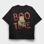 Boo Time Skull, Tricou Oversize Barbati (Unisex)