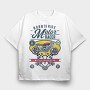 Born To Ride Racer, Tricou Oversize Barbati (Unisex)