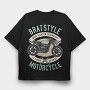Brat Style Road Fighter, Tricou Oversize Barbati (Unisex)