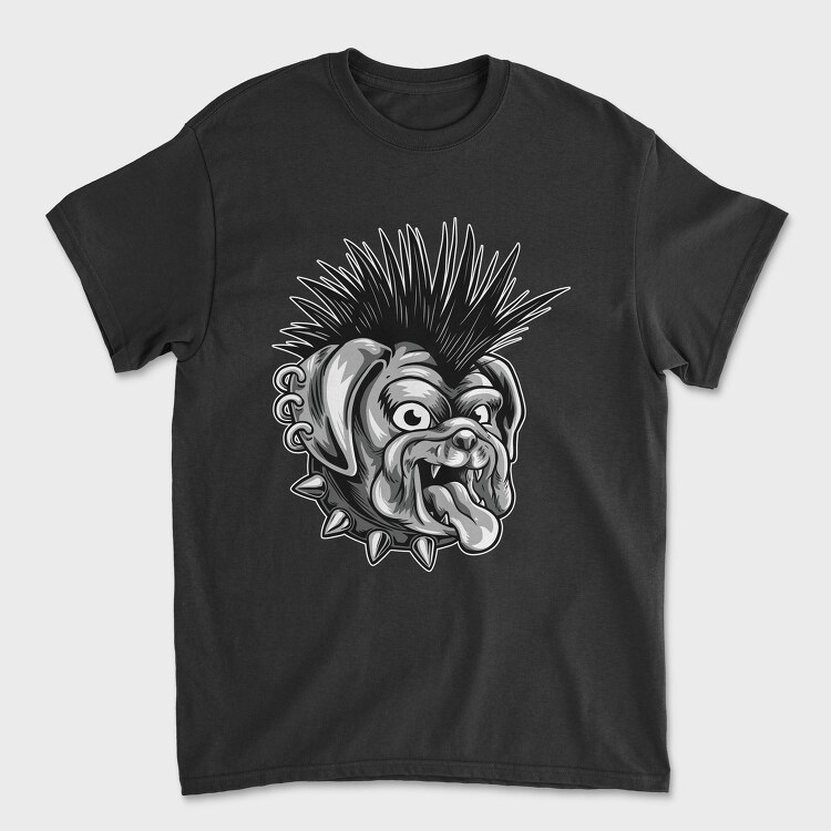 Bulldog Punk, Tricou Barbati (Unisex)