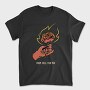 Burning Rose Hand, Tricou Barbati (Unisex)