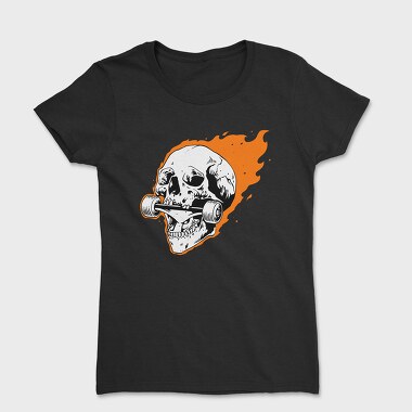 Burning Skull Roller, Tricou Femei