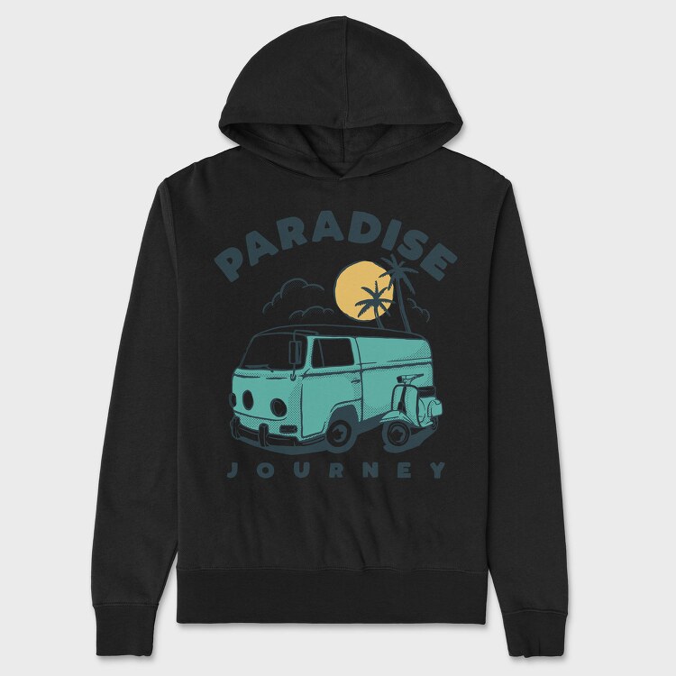 Paradise Road Trip, Hanorac Oversize Barbati (Unisex)