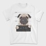 Pug Mugshot, Tricou Barbati (Unisex)