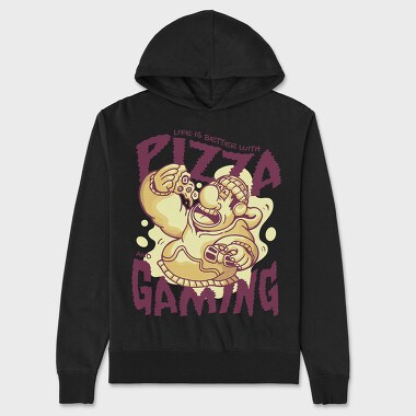 Pizza Guy Gaming, Hanorac Oversize Barbati (Unisex)