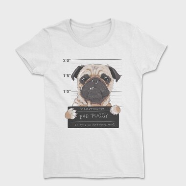 Pug Mugshot, Tricou Femei
