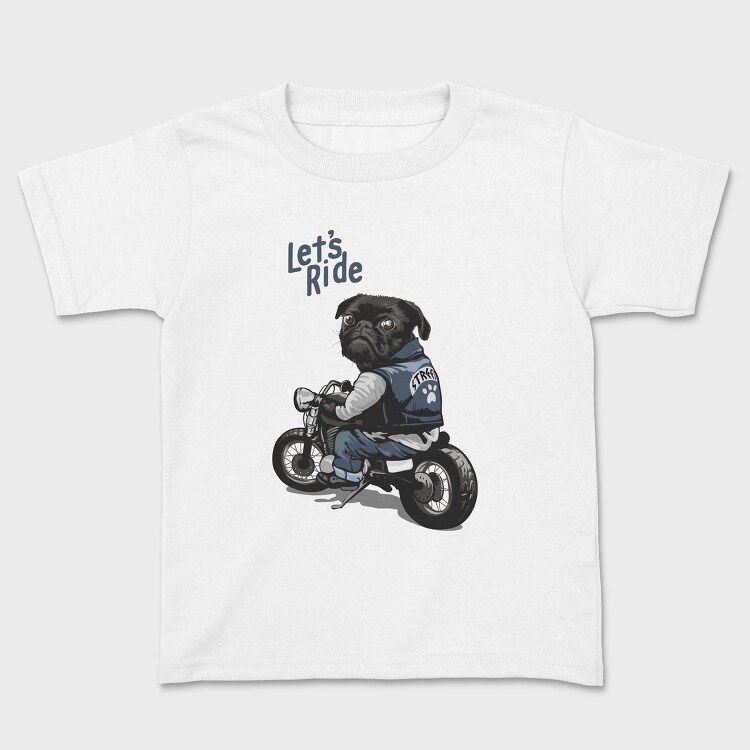 Pug Street Rider, Tricou Copii