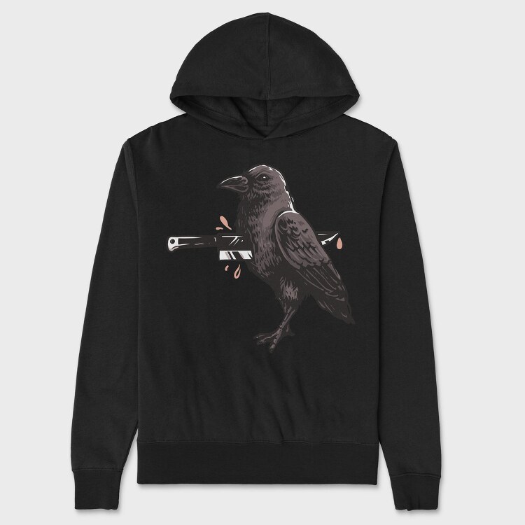 Ravens Blood, Hanorac Oversize Barbati (Unisex)