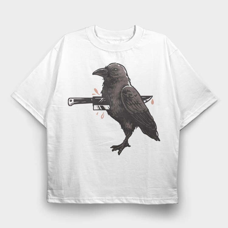 Ravens Blood, Tricou Oversize Barbati (Unisex)