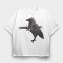 Ravens Blood, Tricou Oversize Barbati (Unisex)
