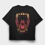 Red Bear Roar, Tricou Oversize Barbati (Unisex)
