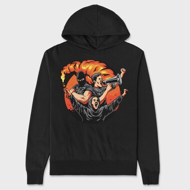 Revolutionary Fire, Hanorac Oversize Barbati (Unisex)