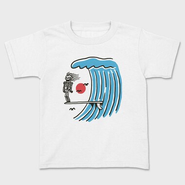 Skeleton Wave Ride, Tricou Copii