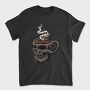 Skull Coffee Steamer, Tricou Barbati (Unisex)