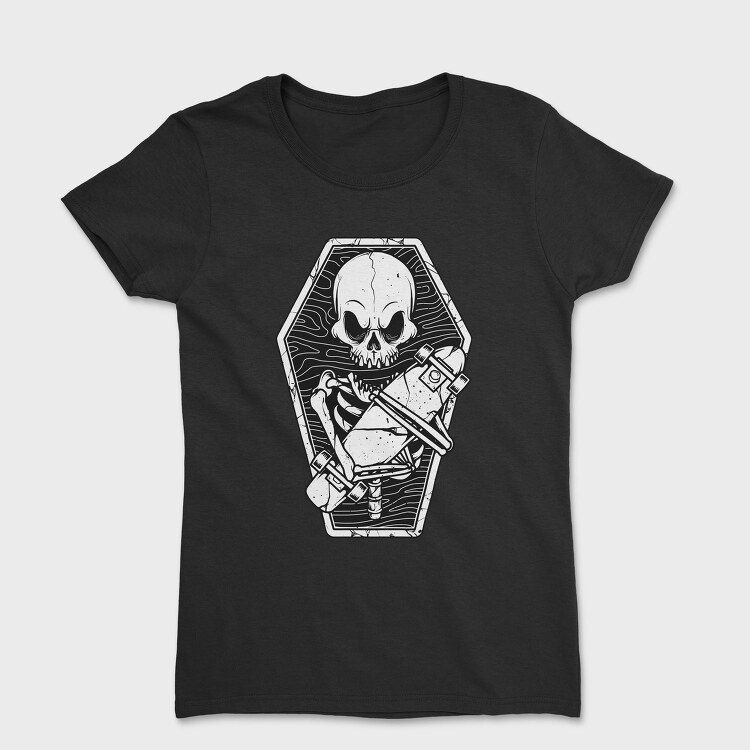 Skull Coffin Cross, Tricou Femei
