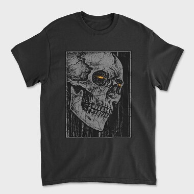 Skull Eyes Glow, Tricou Barbati (Unisex)