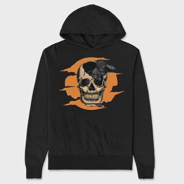Skull Gaming Controller, Hanorac Oversize Barbati (Unisex)