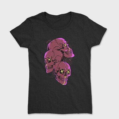 Skull Neon Scream, Tricou Femei