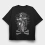 Skull Rider 2, Tricou Oversize Barbati (Unisex)