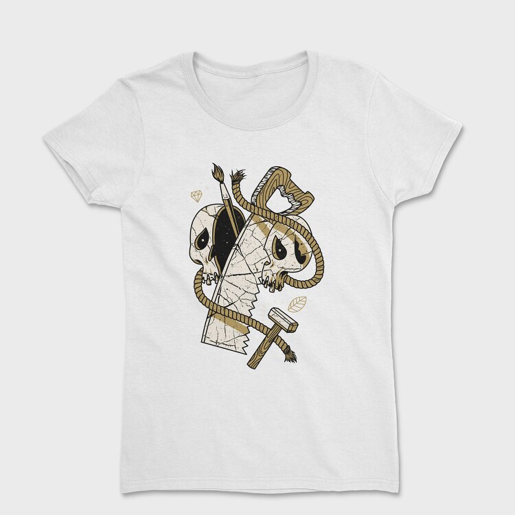 Skull Rope Brush, Tricou Femei