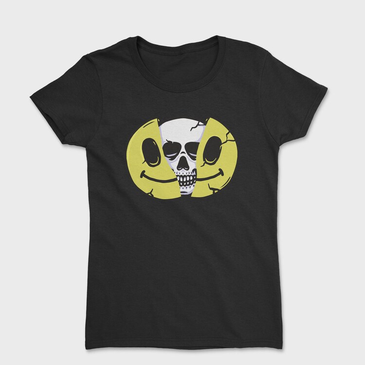 Skull Smiley, Tricou Femei