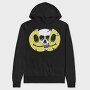 Skull Smiley, Hanorac Oversize Barbati (Unisex)