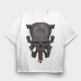 Skullpunch, Tricou Oversize Barbati (Unisex)