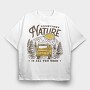Sometimes Nature Van Life, Tricou Oversize Barbati (Unisex)