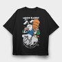 Space Carrot Ride, Tricou Oversize Barbati (Unisex)