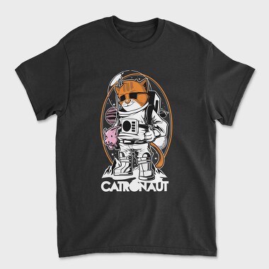 Space Cat Explorer, Tricou Barbati (Unisex)