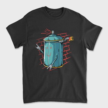 Burning Spray Can, Tricou Barbati (Unisex)