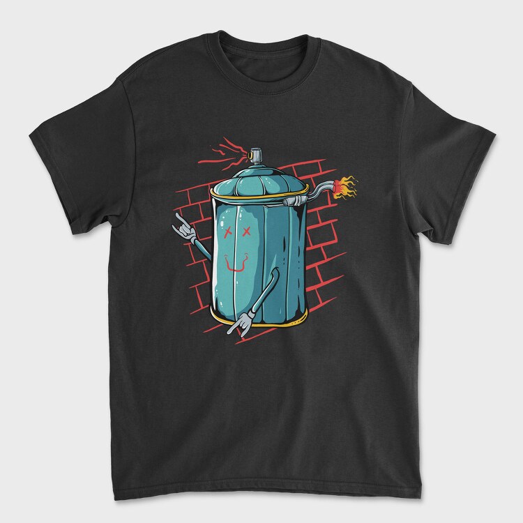 Burning Spray Can, Tricou Barbati (Unisex)